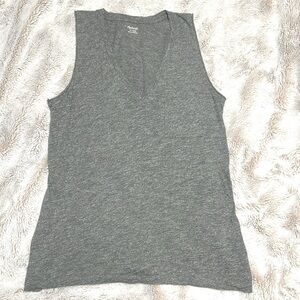 Madewell Whisper Cotton V-Neck Pocket Tank